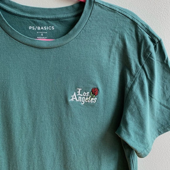 PacSun | NWOT Basics tee, “Los Angeles 🌹” logo - Picture 3 of 5